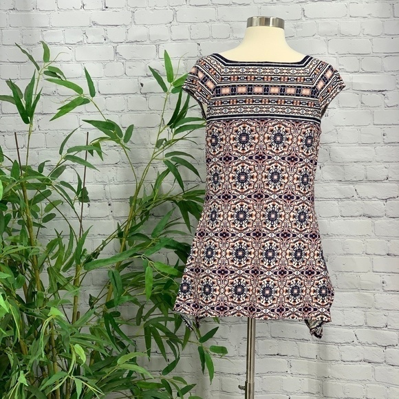 🎉PerSeption Concept Navy Blue & Orange Top - Picture 3 of 6